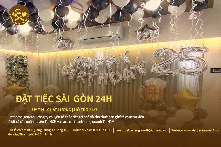 Dịch vụ đặt tiệc sinh nhật tại nhà