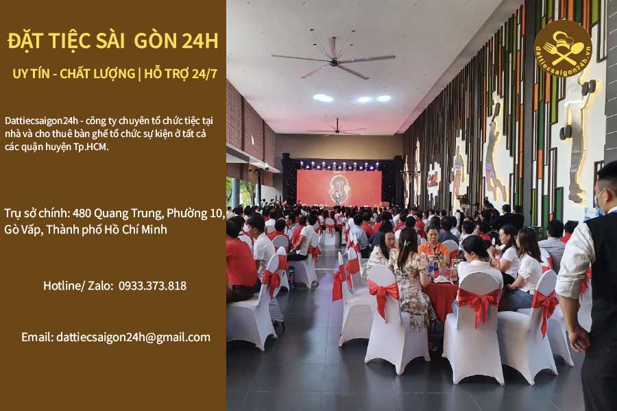 Dịch vụ đặt tiệc công ty tại nhà TPHCM