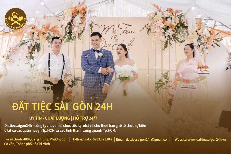 Dịch vụ đặt tiệc cưới tại nhà