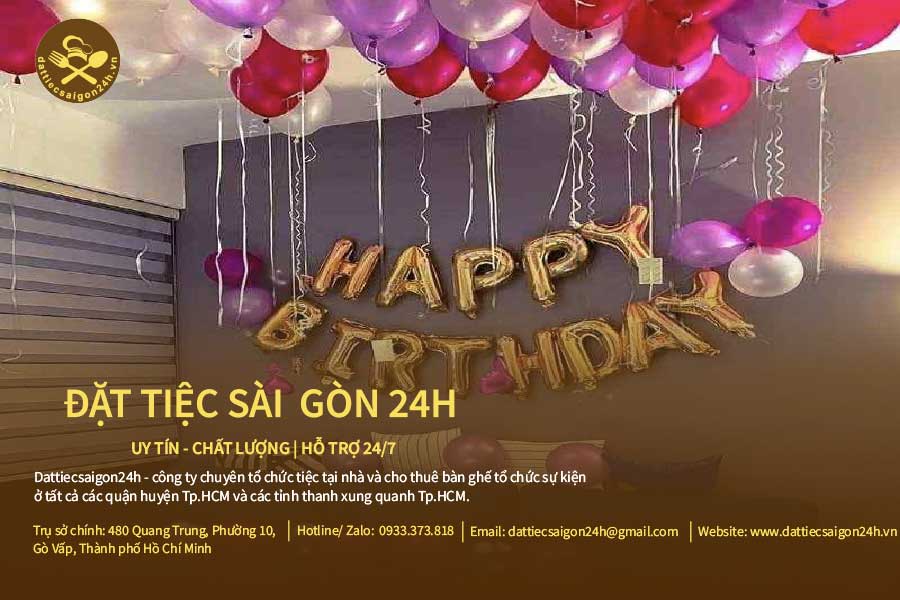 Dịch vụ đặt tiệc thôi nôi tại nhà